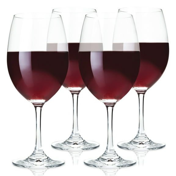 True St. Julien Bordeaux Glass, White and Red Wine Glasses 20.5 oz Set of 4