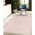 thumbnail image 4 of Vintage Decorative Rug, Classical Art Nouveau Style Floral Pattern with Renaissance Inspirations, Quality Carpet for Bedroom Dorm and Living Room, 6 Sizes, Blush White, by Ambesonne, 4 of 4