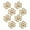 Bronze, variant on 8 Set Pant Waist Tightener Flower Buttons Pins for Loose Jeans, Waist Cincher Clip, Ring Tightener for Loose Rings Women, New Adjustable Waist Buckle Extender Set Pants Clips, No Sewing for Skirts
