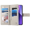 thumbnail image 3 of Funda cartera GANGXUN para Xiaomi Redmi Note 13 Pro Plus 5G , cuero PU con tarjetero, cremallera, correa de mano, soporte y protección 1256°, 3 of 6