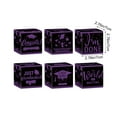 thumbnail image 3 of Dvkptbk 6 Pack Paper Gift Boxes Graduation Party Decorations DIY Boxes for Parties Weddings Decorative Storage Boxes for Small Gifts Candy Jewelry, 3 of 6