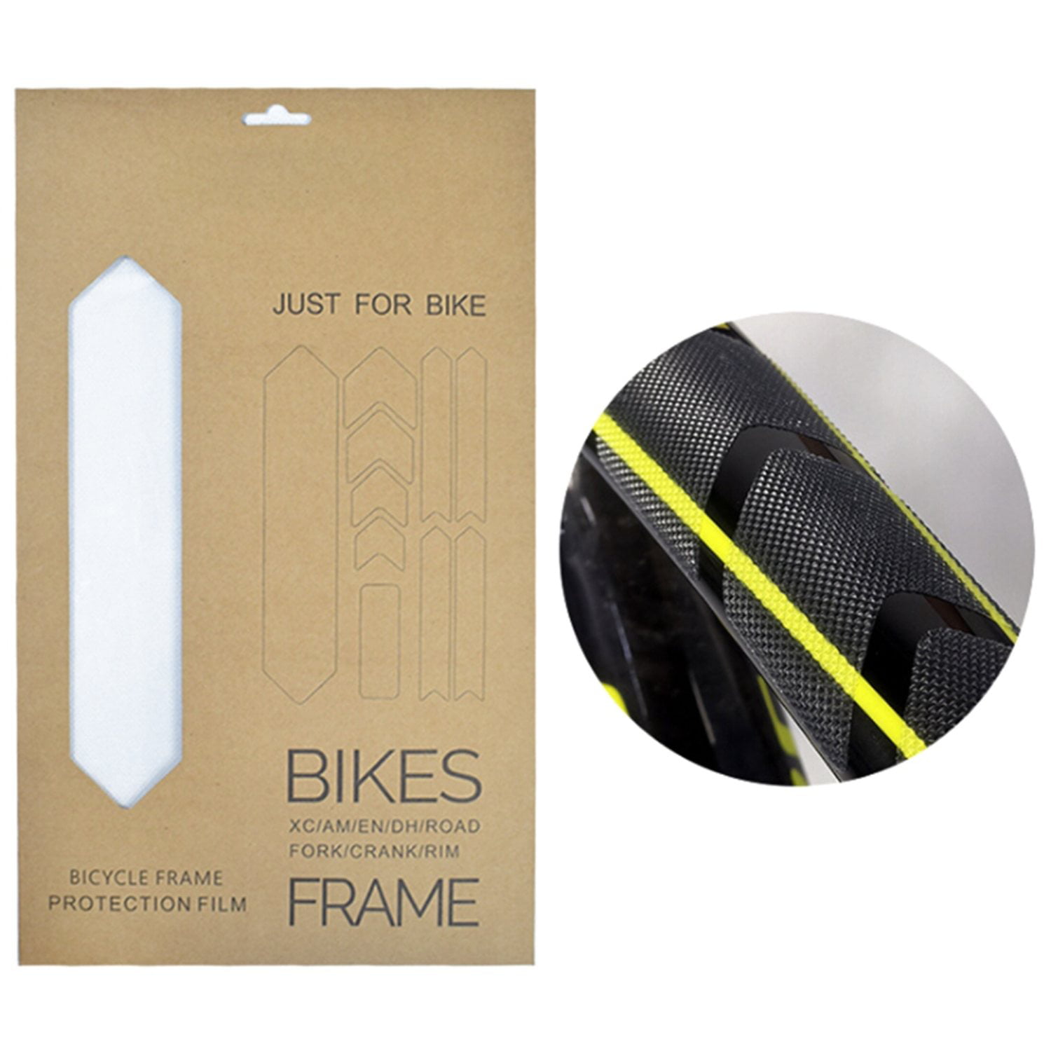 Bicycle Frame Protector Stickers Scratch-Resistant Bike Waterproof Guard Cover