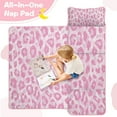 thumbnail image 4 of Pink and Pink Of Leopard Print Toddler Nap Mats for Kids Preschool,Sleeping Mat Bag or Kids,Toddler Sleeping Bag,Toddler Nap Mat or Daycare, 4 of 6