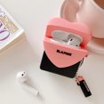 thumbnail image 2 of GHSDFBB Compatible with AirPods Case, Shock-Absorbing Protective Silicone Case with Keychain -Cute Pink Heart Shape Design for Girls & Women, 2 of 5