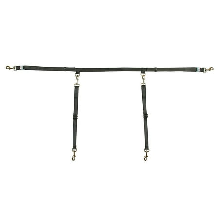 Bushwhacker - Paws n Claws Two Dog Truck Bed Cross Tether SUV Double