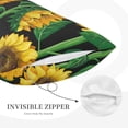 thumbnail image 5 of EasygdpSunflower 1 Polyester Fiber Double-Sided Pillowcase,Super Soft,Comfortable And Luxurious Pillowcase,Not Easy To Break Or Deform- 16"X24", 5 of 9