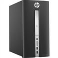 thumbnail image 5 of HP Pavilion Desktop Tower Computer, AMD A-Series A8-7410, 8GB RAM, 1TB HD, DVD Writer, Windows 10 Home, Twinkle Black, 510-a010, 5 of 5