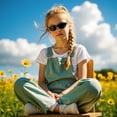 thumbnail image 2 of Gafas de Sol VATTER para Niños Polarizadas con Protección UV400 Modelo 816 Azul, 2 of 6