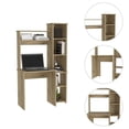 thumbnail image 3 of TUHOME Versalles Bureau Bureaux en Bois d'Ingénierie en Beige, 3 of 8