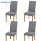 thumbnail image 3 of DEKAXID - Fundas elásticas impermeables para sillas de comedor (4 o 6 unidades), de fibra de leche, para hoteles, comedores, oficinas, banquetes, decoración del hogar, 3 of 7
