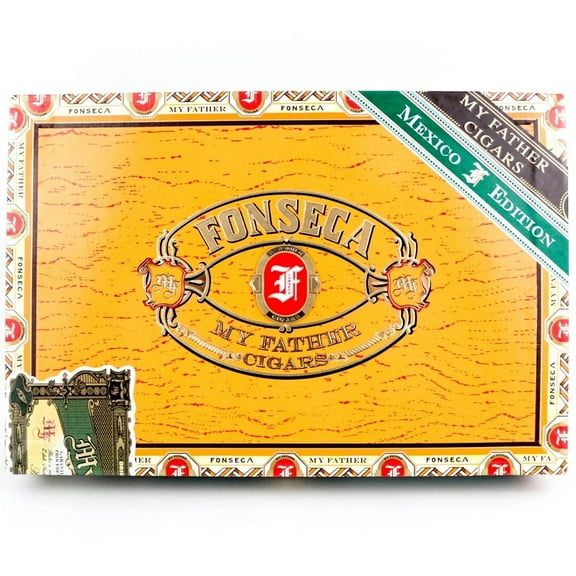 Fonseca Robusto Mexico Edition Empty Wood Cigar Box 8.75" x 6" x 1.75"
