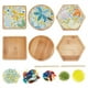 thumbnail image 1 of Juego de 3 Piezas para Manualidades con Mosaico Hojas, Juego Posavasos Mosaico Bambú para Manualidades, Mosaicos de Vidrio para Manualidades, Decoración Hogar, Regalo Cumpleaños, 1 of 6