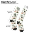 thumbnail image 5 of Bingfone Compression Socks For Women And Men Long Socks For Running Athletic Cycling Nurse-Flamingo Palm Trees, 5 of 9