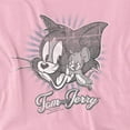 thumbnail image 2 of Tom and Jerry Classic Pals Women's T Shirt, Pink, Medium, 2 of 6
