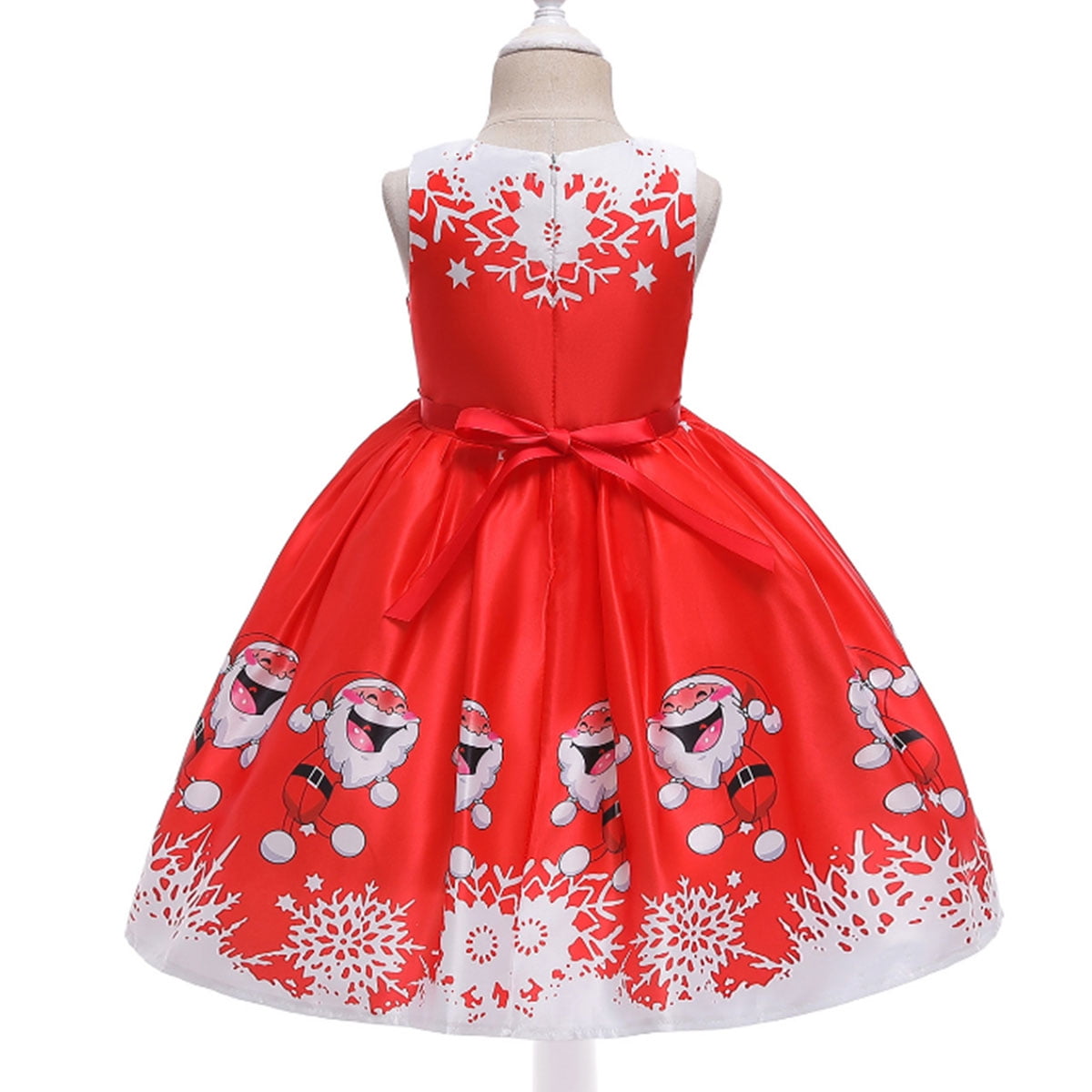 Robe de Noël pour Filles, Costume de Père Noël, Robes pour Enfants