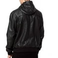 thumbnail image 2 of New Men's Genuine Lambskin Leather Jacket Black Motorcycle Biker Jacket A213, 2 of 3