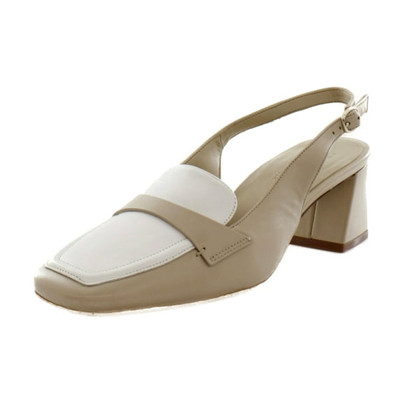 27 EDIT Naturalizer Women''s Hunny Slingback Pump Tan/Warm White Leather 8M