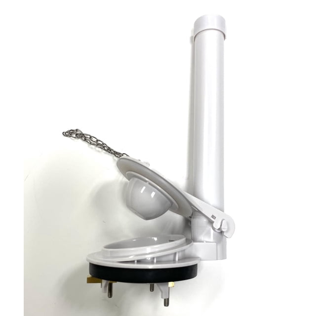 3 & 1/8 inch Flush Valve Assembly for One Piece Toilets With Silicone Sealed Flapper