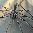 thumbnail image 3 of Windshield Sun Shade Umbrella, Sun Protection Visor, Heat Insulation Protection, with V-Groove and Storage Pouch, Ring Style, 3 of 6