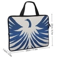 thumbnail image 2 of Werpe Bird Wings Minimalist Laptop Bag Diving Fabric Tablet Cover Neoprene Computer Protective Handle Case 10inch, 2 of 5
