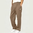 thumbnail image 2 of BFHHYA Boys Wide Straight Leg Sweatpants Kids Casual Baggy Elastic Waist Jogger Pants with Pockets Fall Outdoor Athletic Pants for Teen, 2 of 8