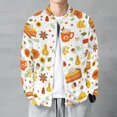 thumbnail image 6 of Lightweight Jacket for Men - Autumn Cuteness Casual Zip Up Bomber Jacket Men Spring Fall Windbreaker Coat with Pocket, 6 of 6