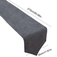 thumbnail image 2 of Chemin de Table en Tissu Cheese pour Hommes Femmes Beige Polyester Long Chemin Transparent 30X210Cm, 2 of 6