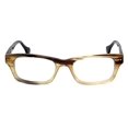 thumbnail image 2 of Calabria Elite Series Buffalo Horn Designer Reading Glasses CEBH117 in Tan Horn & Black +3.00, 2 of 4