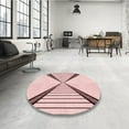 thumbnail image 4 of Ahgly Company Machine Washable Indoor Rectangle Transitional Indian Red Area Rugs, 8' x 12', 4 of 7