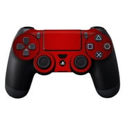 MightySkins SOPS4CO-Red Carbon Fiber Skin Decal Wrap for DualShock PS4 Controller - Red Carbon Fiber