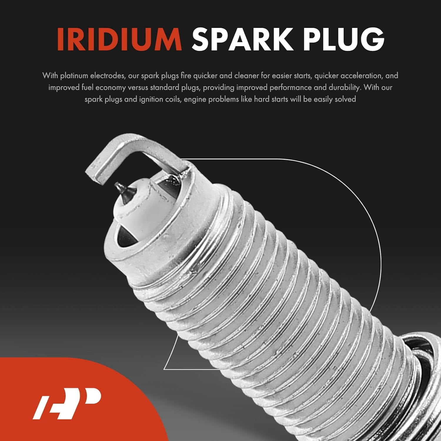A-Premium Set of 4 Ignition Coil Pack and Iridium Spark Plugs Compatible with Honda CR-V CRV 2017-2020, Civic 2017-2020, 1.5L, Replace# 3052059B013, CM11122