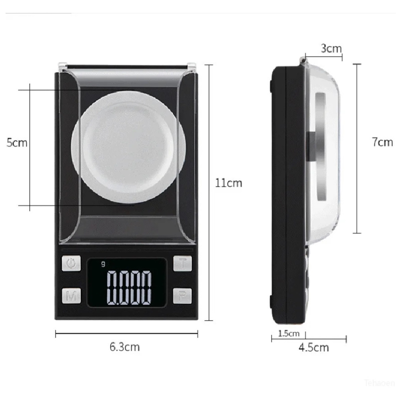 Pocket Scale 0.001g Precision Digital Electronic Gold Jewelry Carat Diamond Balance Mini  Scales ,High-Precision Weighing Technology