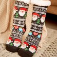 thumbnail image 2 of Monstrate 1 par de calcetines navideños, calcetines cómodos, calcetería de fibra acrílica a la moda, calzado cálido, accesorio para Suministros térmicos Negro, 2 of 6