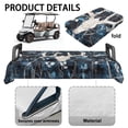 thumbnail image 6 of Aplkyhs Camouflage Deer Golf Cart Seat Covers 1Pack Travel Sports Golf Cart Covers for 2-Person Seats Club Car Lightweight Machine Washable Fashion, 6 of 7