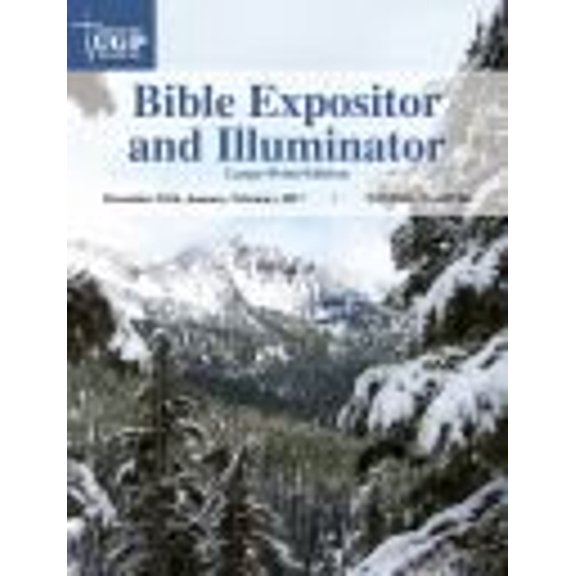 Pre-Owned Union Gospel Press Bible Expositor Large Print Winter, 9781598434378, 1598434373, Paperback,