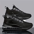 thumbnail image 4 of Men's Running Shoes in Black/Gray/ - Extende - Breathable Gym Sneakers with Cushioned Midsole, Non-Slip Outsole - Lightweight Sneakers for Marathon, Training, Everyday - All-Season Performance Shoes, 4 of 9