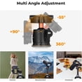thumbnail image 6 of K&F CONCEPT Professional Metal Tripod Ball Head -22lbs/10kg Load 360° Rotating Panoramic with 1/4" Quick Release Plate Bubble Level for Tripod Monopod Slider Camera, 6 of 7