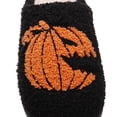 thumbnail image 4 of Willtoo Halloween Pumpkin Ghost Slippers for Women Men Fuzzy Faux Fur Memory Foam House Slippers Cozy Warm Non-Slip Bedroom Shoes, 4 of 5