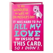 Hallmark Special Mother's Day Card (Wife Ber Lettering Mini )