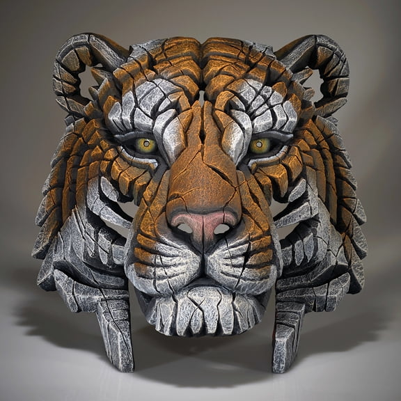 Enesco Edge Sculptures Tiger Bust Figurine 15.7in H