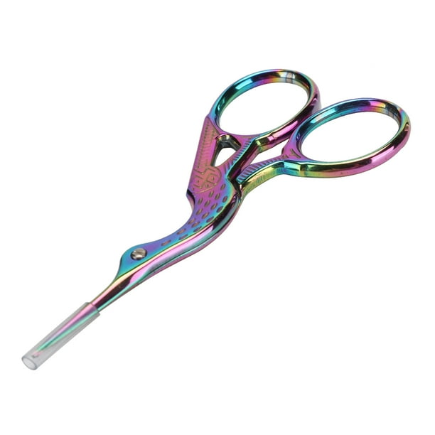 de acero para decoración Tijeras profesionales portátiles de acero inoxidable para decoración de uas Tijeras para recortar cejas Herramienta de manicu,Tijeras de acero inoxidable Tijeras Tijeras para