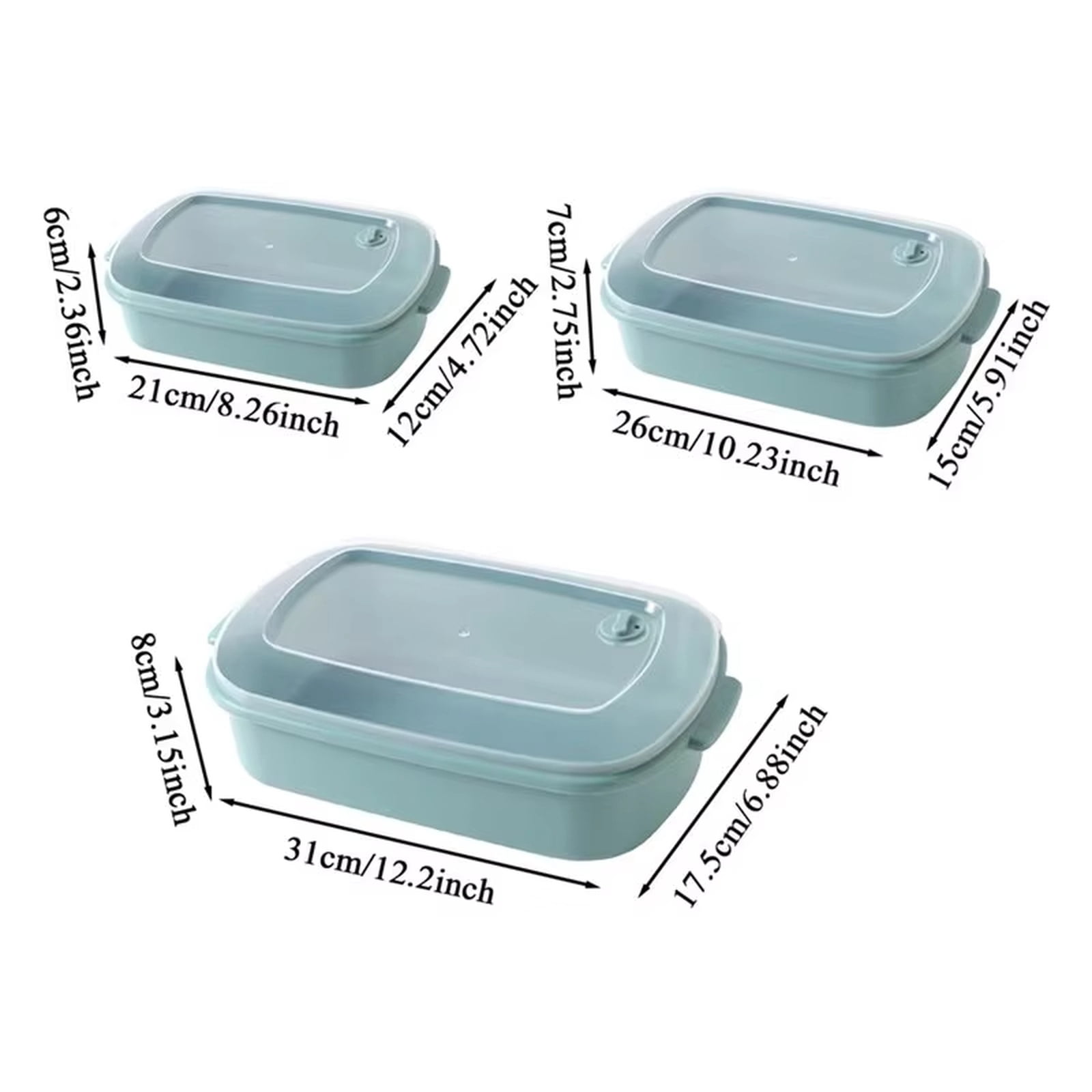 Food Grade Plastic Storage Containers with Vents,Microwave Safe Bowls for Fridge Salad,a BPA-Free Stackable and Reusable Food Storage Container for Meal Prep Lunch and Produce Storage