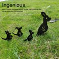 thumbnail image 4 of Plugin Fall Decor, Garden Stakes Iron Art Decor Exquisite Craftsmanship 4pcs  for Courtyard, 4 of 7