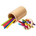 thumbnail image 1 of Juego de lógica Wooden Triangle para niños, divertido juguete de estrategia, 1 of 5