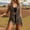 Grey, variant on Womens Fringe Vest Coat, 70s Hippie Cowgirl Sleeveless Cardigan Western Suede Leather Mardi Gras Tassel Outerwear
