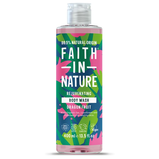 Faith in Nature Jabón Corporal Revitalizante Fruta del Dragón 400 ml
