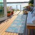 thumbnail image 6 of Addison Rugs Chantille Indoor/Outdoor Transitional Circles Sky Washable Runner Rug, 2'3" x 7'6", 6 of 6