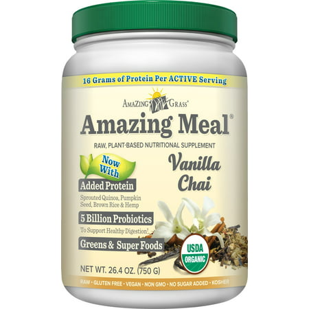 UPC 829835000623 product image for Amazing Grass- Amazing Meal Vanilla Chai 26.4 oz | upcitemdb.com