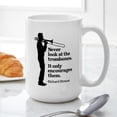 thumbnail image 6 of CafePress - Never Look At The Trombon - 15 oz Ceramic Large White Novelty Mug, 6 of 6