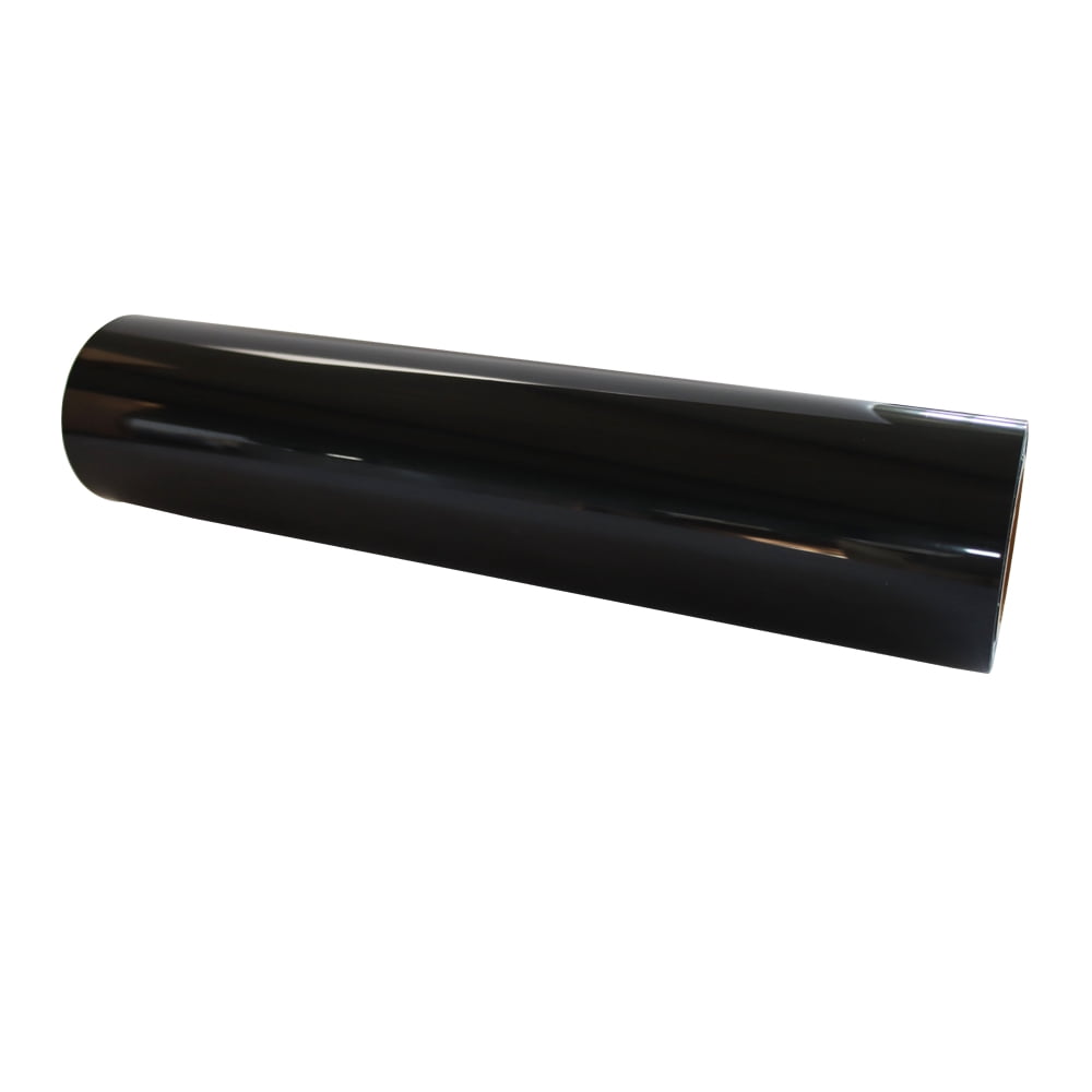INTSUPERMAI 20"*27 Yards Black PU Vinyl for T-Shirt DIY Heat Press Transfer HTV Cutting Plotter Craft